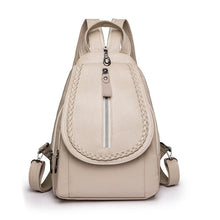 Laden Sie das Bild in den Galerie-Viewer, Twist Clamshell Lederrucksack