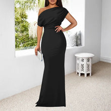 Laden Sie das Bild in den Galerie-Viewer, Ärmelloses, schulterfreies Kleid