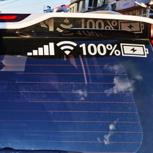 Laden Sie das Bild in den Galerie-Viewer, Reflektierender Batteriesignalaufkleber