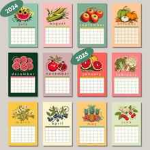 Laden Sie das Bild in den Galerie-Viewer, Halbjahreskalender 2024-2025 für saisonales Obst und Gemüse