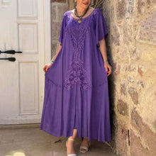 Laden Sie das Bild in den Galerie-Viewer, Neues lockeres Damenkleid in Übergröße