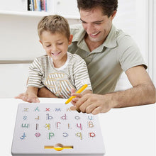 Laden Sie das Bild in den Galerie-Viewer, 2-in-1 doppelseitige magnetische Alphabet-Edition