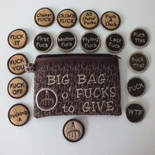Laden Sie das Bild in den Galerie-Viewer, Große Tüte F*cks zum Verschenken Zipper Pouch