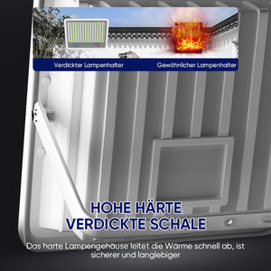 Superhelle Solar-Gartenleuchte