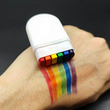 Laden Sie das Bild in den Galerie-Viewer, Regenbogen Gesicht Körperfarbe