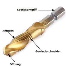 Laden Sie das Bild in den Galerie-Viewer, 6-teiliges metrisches Gewindebohrer-Set