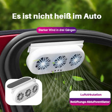 Laden Sie das Bild in den Galerie-Viewer, Solarbetriebener Autoabluftventilator