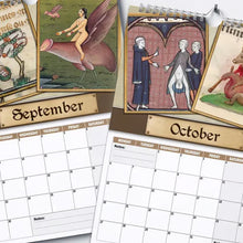 Laden Sie das Bild in den Galerie-Viewer, Mittelalterliche Schwanzbilder - Kalender 2025