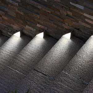 LED-Solar-Stufenlichter Wasserdichtes Treppenlicht für draußen