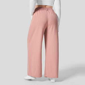 High-Waist Weite Damen-Hose