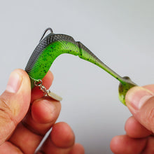Laden Sie das Bild in den Galerie-Viewer, Bleikopfhaken T-Tail Köder, 6 Stk