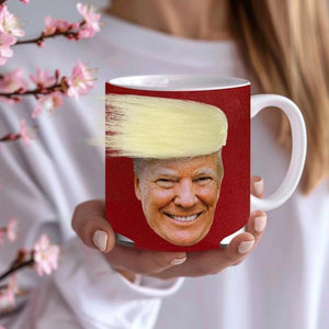 Lustige Dosen-Kühlerhüllen mit Trump-Haar