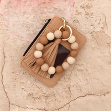 Laden Sie das Bild in den Galerie-Viewer, Stylischer Kartenhalter mit Silikon-Perlen-Armband
