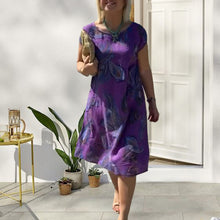 Laden Sie das Bild in den Galerie-Viewer, Bedrucktes, lockeres Kleid
