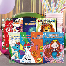 Laden Sie das Bild in den Galerie-Viewer, Karikatur Malbuch für Kinder (8 Stk)