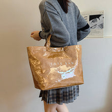Laden Sie das Bild in den Galerie-Viewer, 2024 Neue Pendelhandtasche aus Kraftpapier mit großer Kapazität