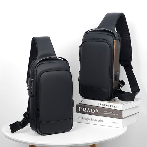Brusttasche mit Passwortschutz für Herren