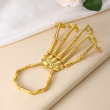 Laden Sie das Bild in den Galerie-Viewer, Totenkopf-Knochen-Ring-Armband