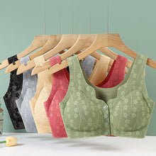 Laden Sie das Bild in den Galerie-Viewer, Bequemer Spitzen-BH mit Knöpfen vorne