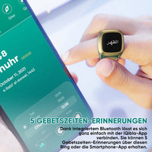 Laden Sie das Bild in den Galerie-Viewer, Intelligenter elektronischer Ringzähler zur Gebetserinnerung