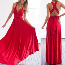 Laden Sie das Bild in den Galerie-Viewer, Vielseitiges und sexy Wickelkleid mit Riemen