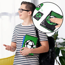 Laden Sie das Bild in den Galerie-Viewer, Fußball-Pailletten-Tagebuch, Notizbuch