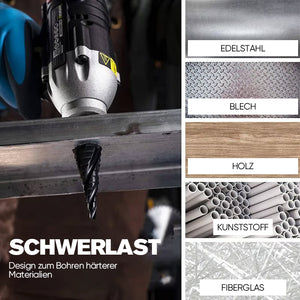 Dreischneidiger Kobalt-Stufenbohrer
