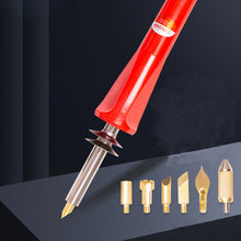Laden Sie das Bild in den Galerie-Viewer, Holzplatte Branding elektrische Branding Stift dann Set