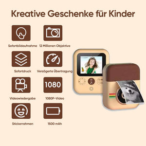 Digitale HD-Sofortbildkamera für Kinder