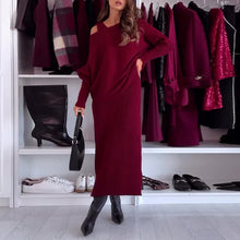 Laden Sie das Bild in den Galerie-Viewer, Lässiger Hosenträgerrock, modisches Pullover-Set