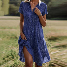 Laden Sie das Bild in den Galerie-Viewer, Florales Kleid mit Revers