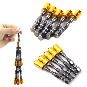 5-teiliges Set starker magnetischer Schraubendreherbits