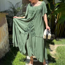 Laden Sie das Bild in den Galerie-Viewer, Neues lockeres Damenkleid in Übergröße