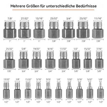 Laden Sie das Bild in den Galerie-Viewer, 25-teiliges Mutternabzieher-Set
