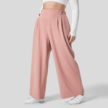 Laden Sie das Bild in den Galerie-Viewer, High-Waist Weite Damen-Hose