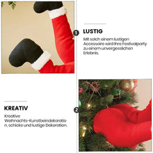 Laden Sie das Bild in den Galerie-Viewer, Weihnachtsmann-Beine-Dekoration