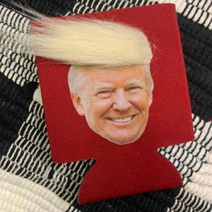 Lustige Dosen-Kühlerhüllen mit Trump-Haar