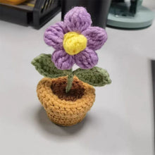 Laden Sie das Bild in den Galerie-Viewer, Handgemachte gestrickte Blumen