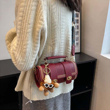Laden Sie das Bild in den Galerie-Viewer, Mini Boston Bucket Bag mit Schulterriemen