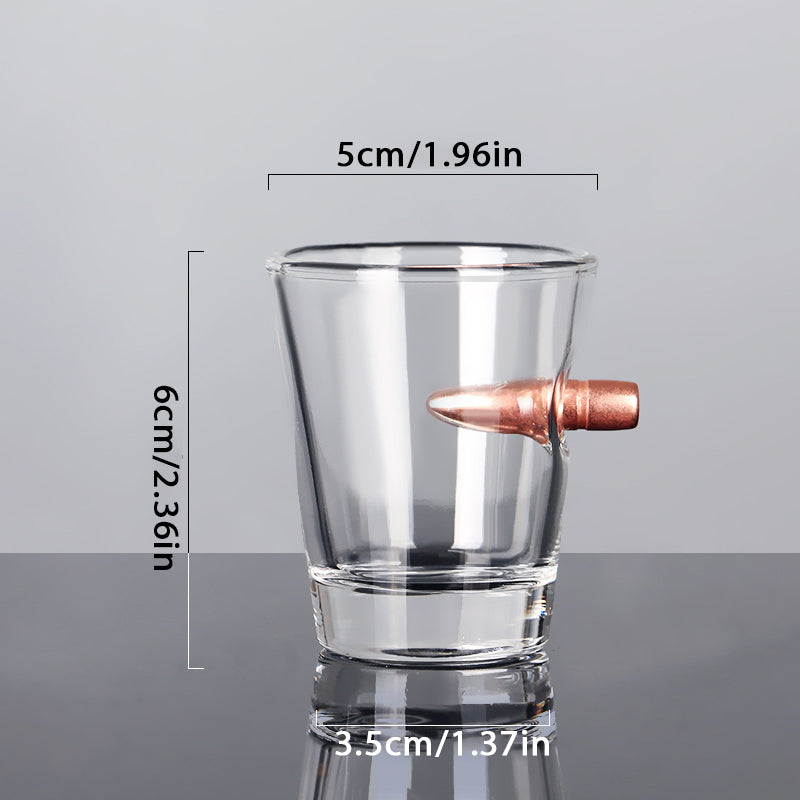 Kreativer Kugelbecher aus Glas