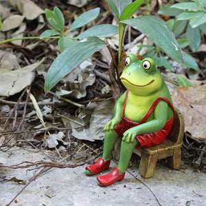 Sitzfrosch Kreativ Ornament