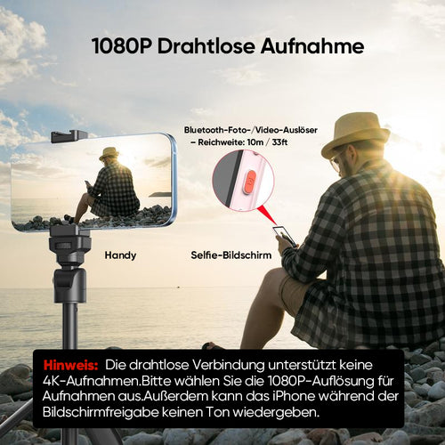 Magnetischer Selfie-Bildschirm für Smartphones