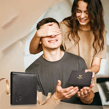 Laden Sie das Bild in den Galerie-Viewer, Vintage RFID-Geldbörse mit großem Fassungsvermögen