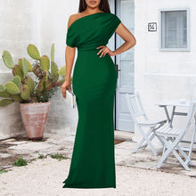 Laden Sie das Bild in den Galerie-Viewer, Ärmelloses, schulterfreies Kleid