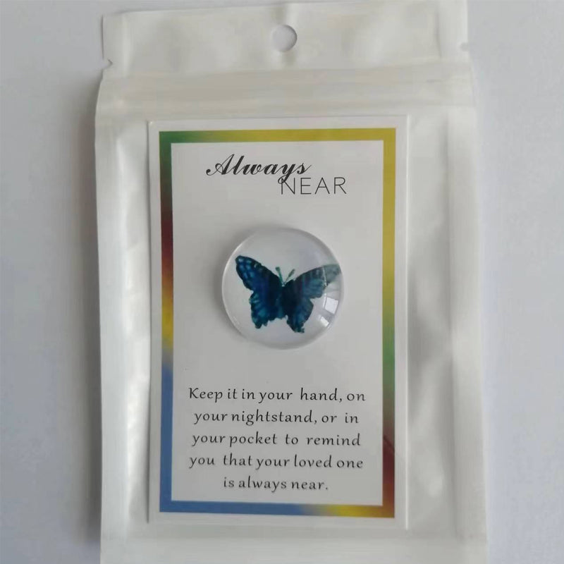 🌈Mini-Taschenherz Kardinal aus Glas - Freundschaftsgeschenk