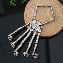 Laden Sie das Bild in den Galerie-Viewer, Totenkopf-Knochen-Ring-Armband