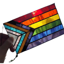 Laden Sie das Bild in den Galerie-Viewer, Fortschritts-Pride-Buntglasflagge