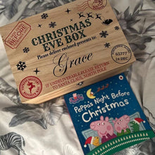 Laden Sie das Bild in den Galerie-Viewer, Holzkiste zum Thema Heiligabend