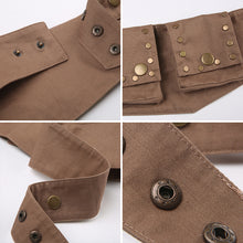 Laden Sie das Bild in den Galerie-Viewer, Brauner Westerngürtel im Vintage-Stil