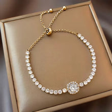 Laden Sie das Bild in den Galerie-Viewer, 925 Silber Moissanit Armband